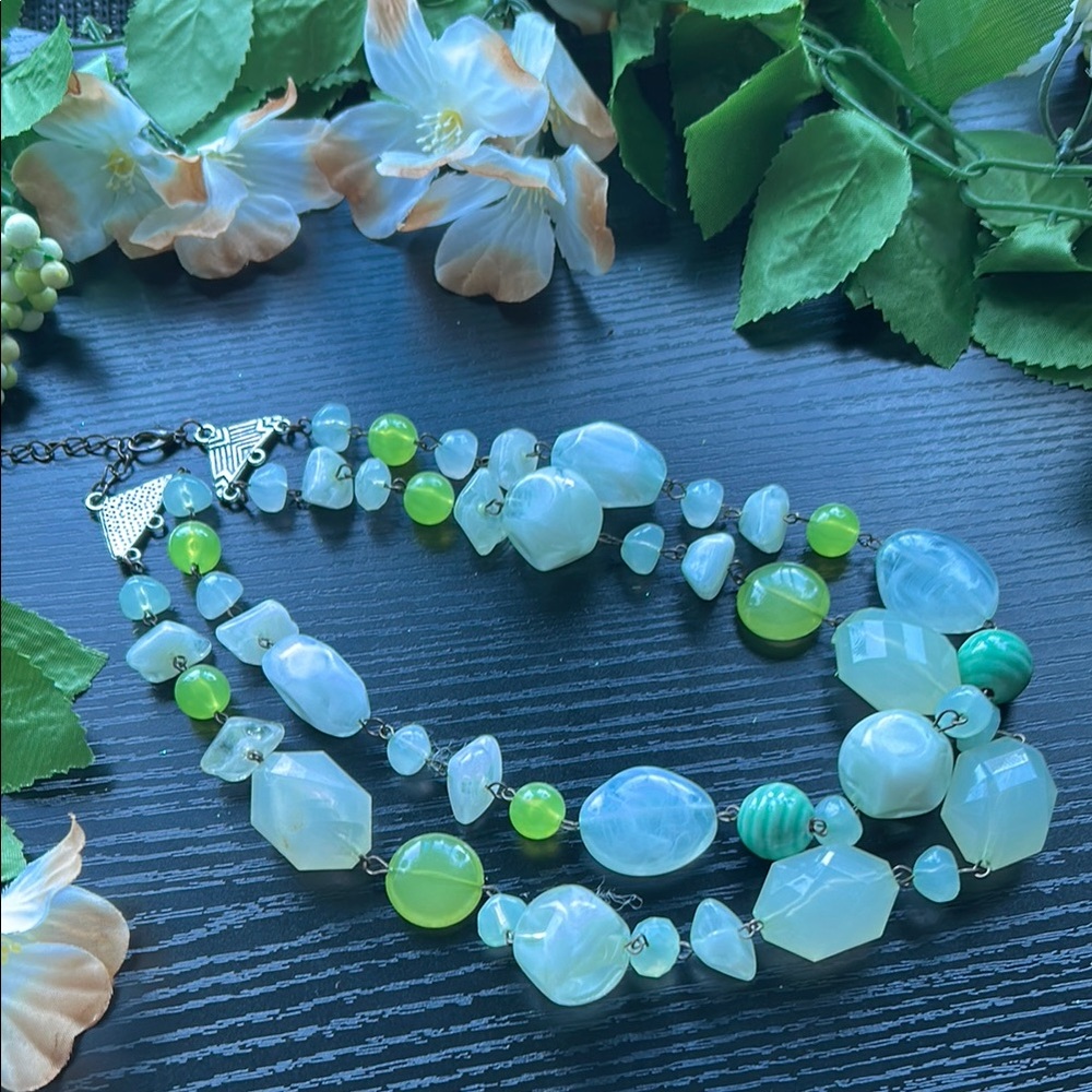 Elegant Multi-Color Beaded Necklace